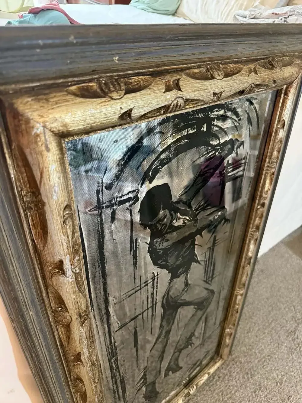 Alberto Ruiz Vela reverse painted